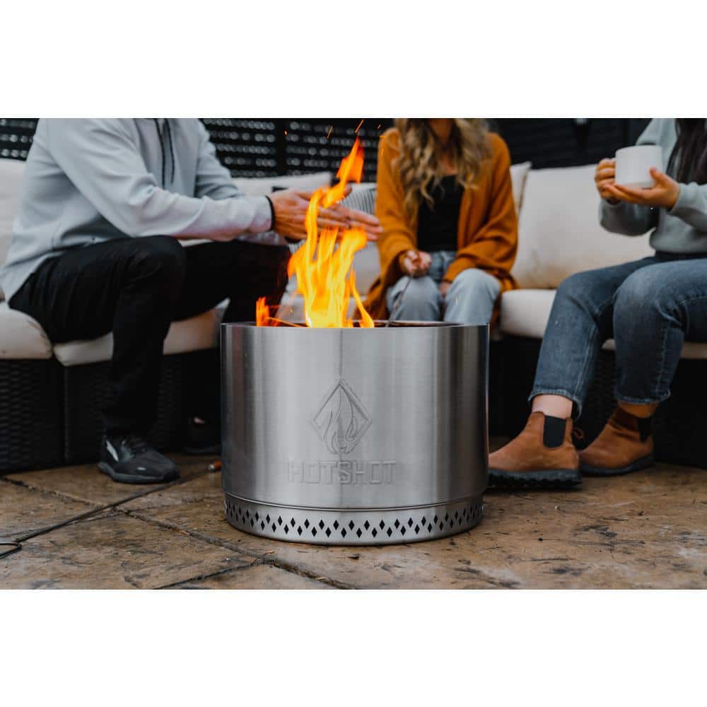 HotShot Explorer Portable Low Smoke 19.5 in. Fire Pit-EXPLORER