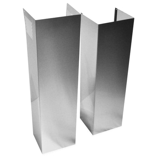 Whirlpool 12 ft. Stainless Steel Wall Hood Chimney Extension Kit - EXTKIT25FS