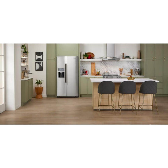 KitchenAid 36 Inch Side-by-Side Refrigerator with 24.8 Cu. Ft. Capacity, Stainless Steel - KRSF705HPS