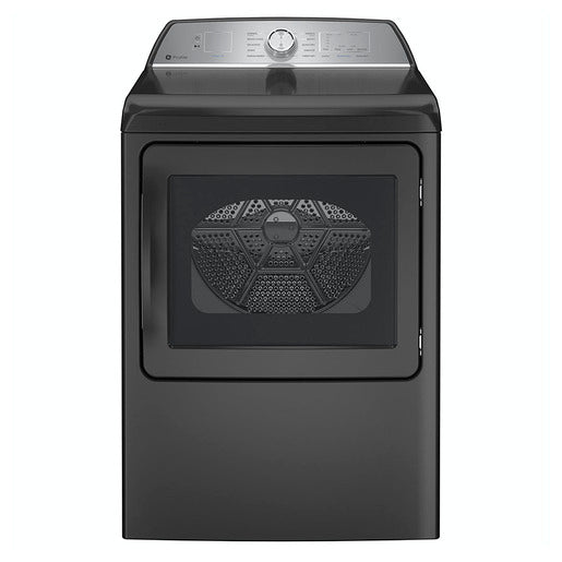 GE Profile 7.4 Cu Ft Electric Dryer Diamond Grey - PTD60EBMRDG