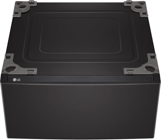 LG 27 Inch Laundry Pedestal, Black Steel - WDP6B