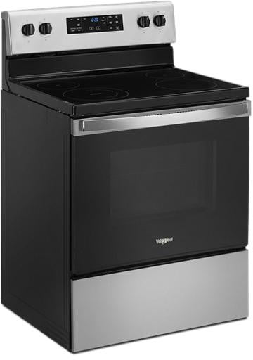 Whirlpool 30 Inch Freestanding Electric Range, Stainless Steel - WFE515S0JS