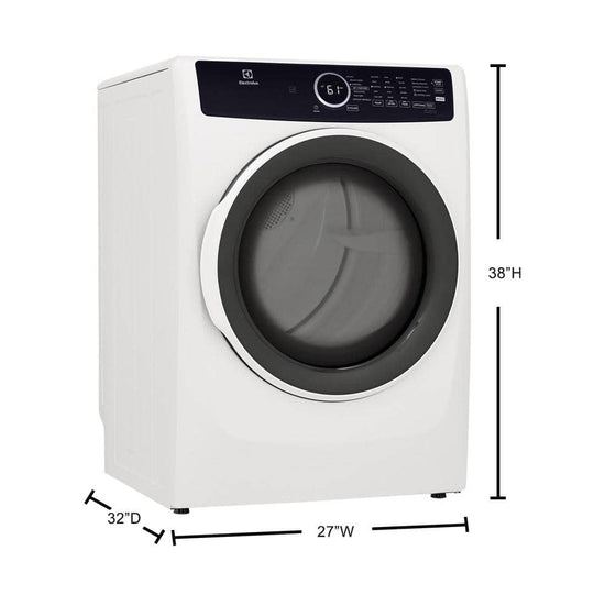Electrolux 8 cu. ft. Front Load Gas Dryer in White - ELFG7437AW