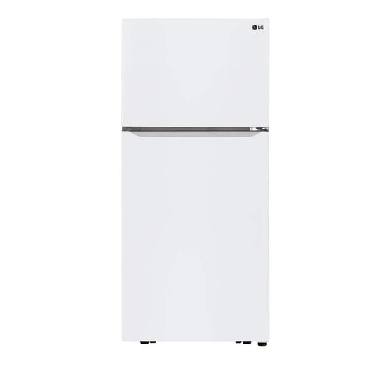 LG 30 Inch Top Freezer Refrigerator, White - LTCS20020W