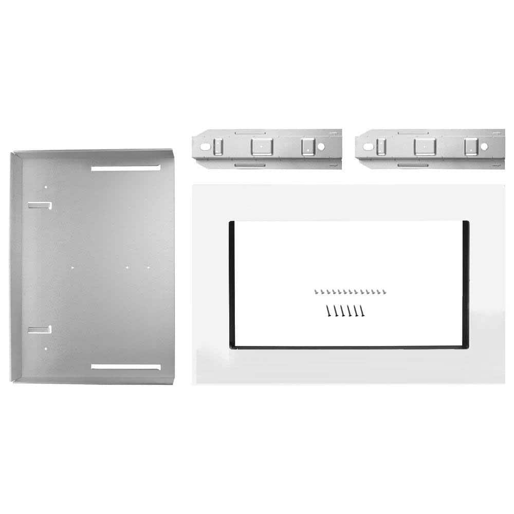 27 in. Microwave Trim Kit in White - MK2167AW