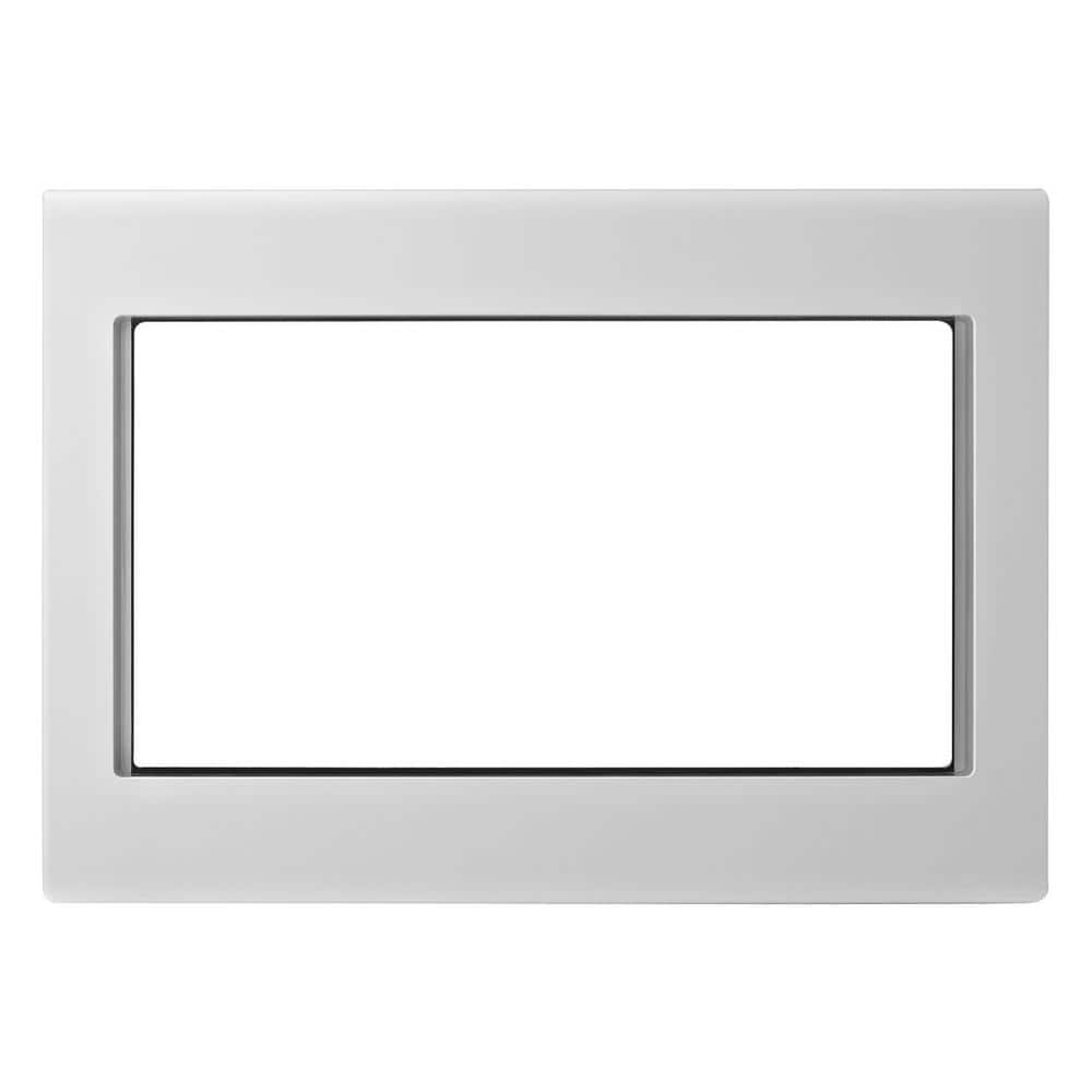 27 in. Microwave Trim Kit in White - MK2167AW