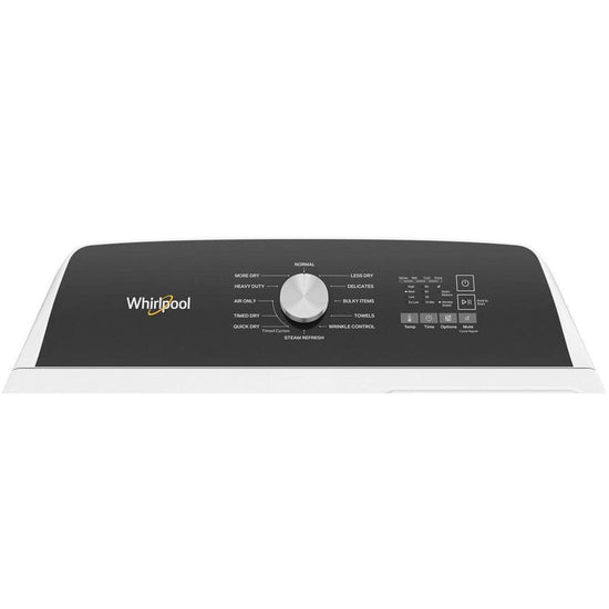 Whirlpool 7 cu. ft. Top Load Gas Moisture Sensing Dryer with Steam - WGD5050LW