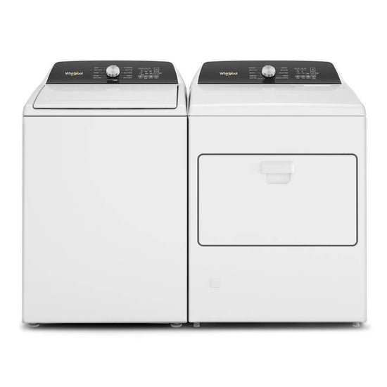 Whirlpool 7 cu. ft. Top Load Gas Moisture Sensing Dryer with Steam - WGD5050LW