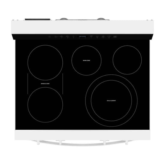 Whirlpool 30 Inch Freestanding Electric Smart Range, White - WFES7530RW