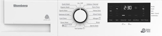 Blomberg 24 Inch Front Load Washer with 1.95 Cu. Ft. Capacity - WM72200W