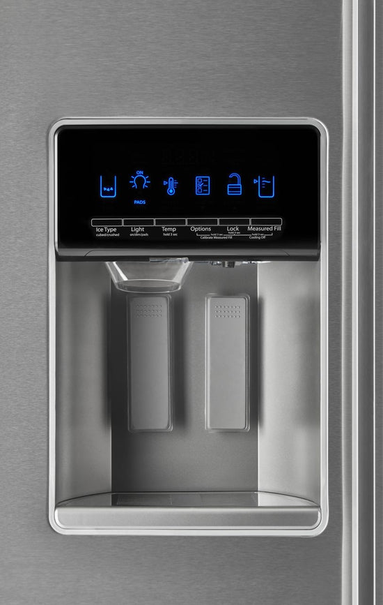 Whirlpool 36 Inch Counter Depth Side-by-Side Refrigerator, 20.59 Cu. Ft., Fingerprint Resistant Stainless Steel - WRSA71CIHZ