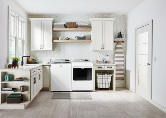 Maytag 7.4 cu. ft. Smart Electric Dryer, White - YMED6230HW