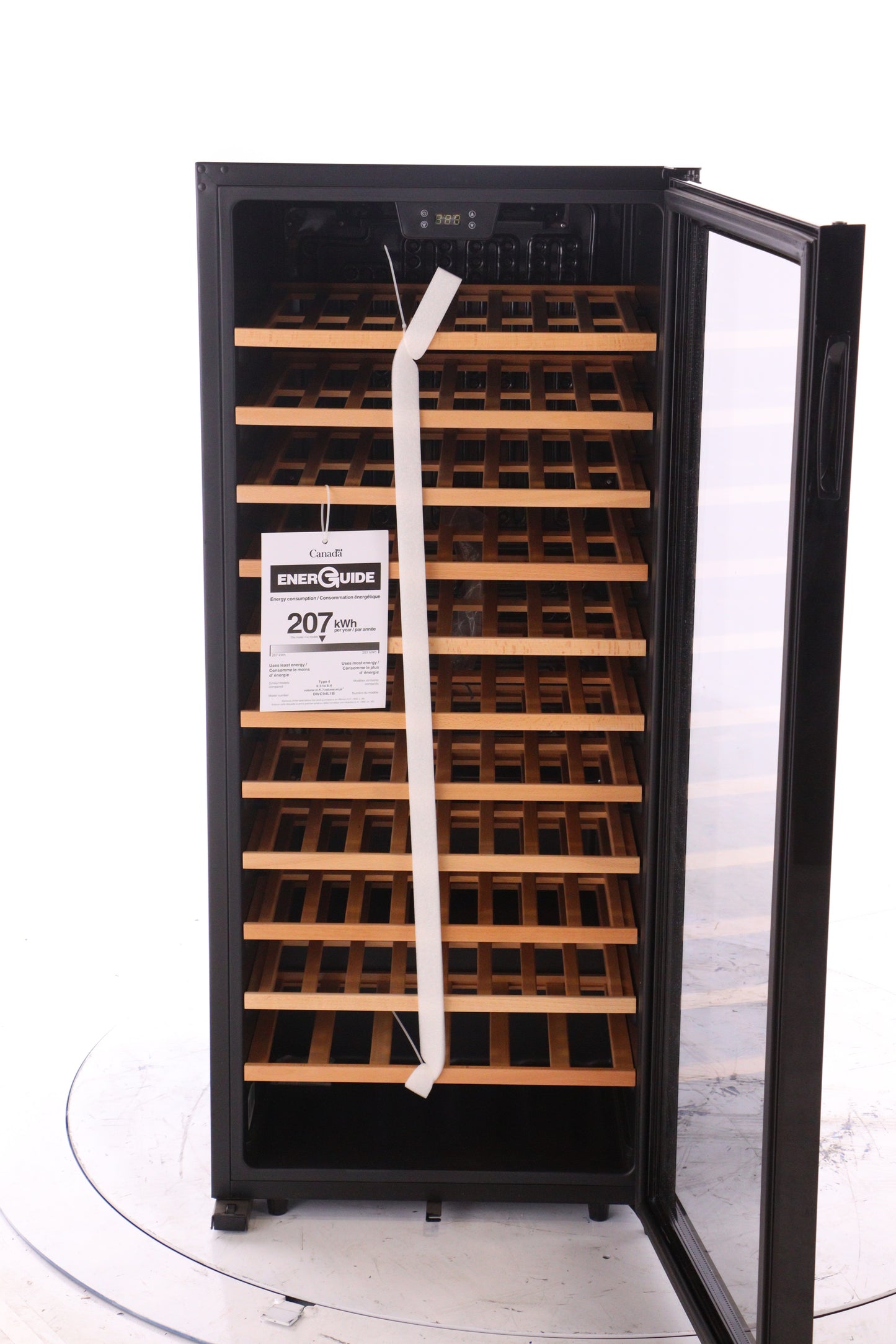 Danby 94 Bottle Free-Standing Wine Cooler in Black - DWC94L1B - REFURBISHED (See Features)