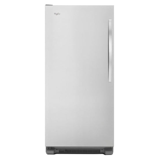 Whirlpool SideKick 17.7-cu ft Upright Freezer, Monochromatic Stainless Steel - WSZ57L18DM