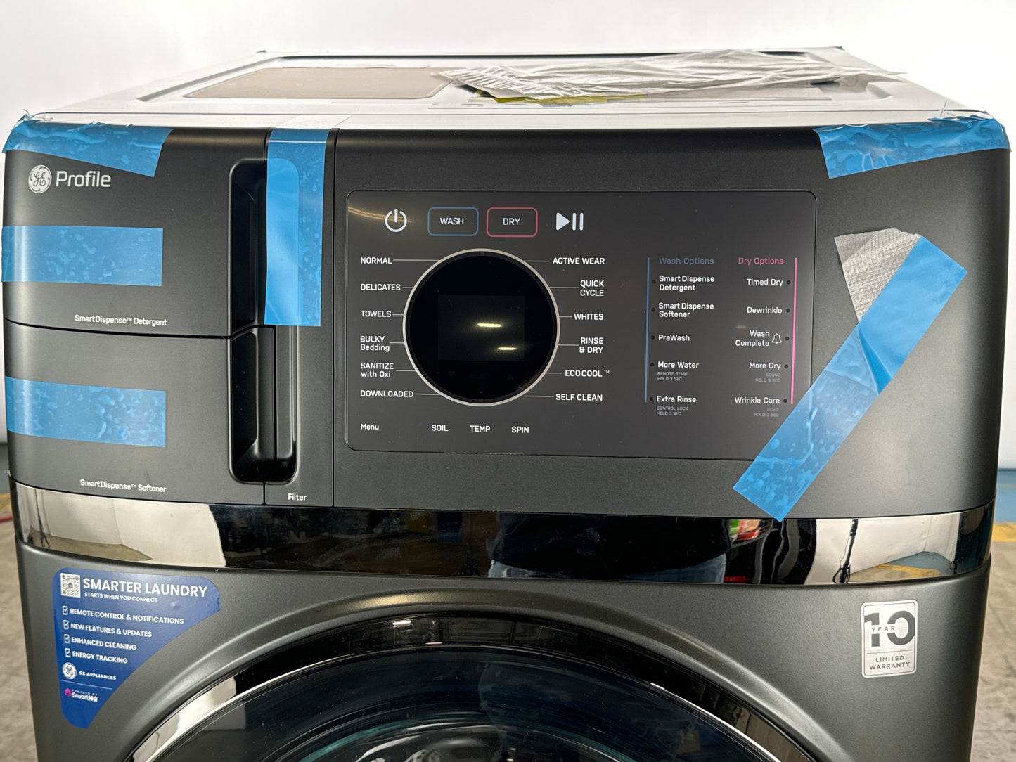 GE Profile™ ENERGY STAR® 4.8 cu. ft. Capacity UltraFast Washer/Dryer Combo - PFQ97HSPVDS