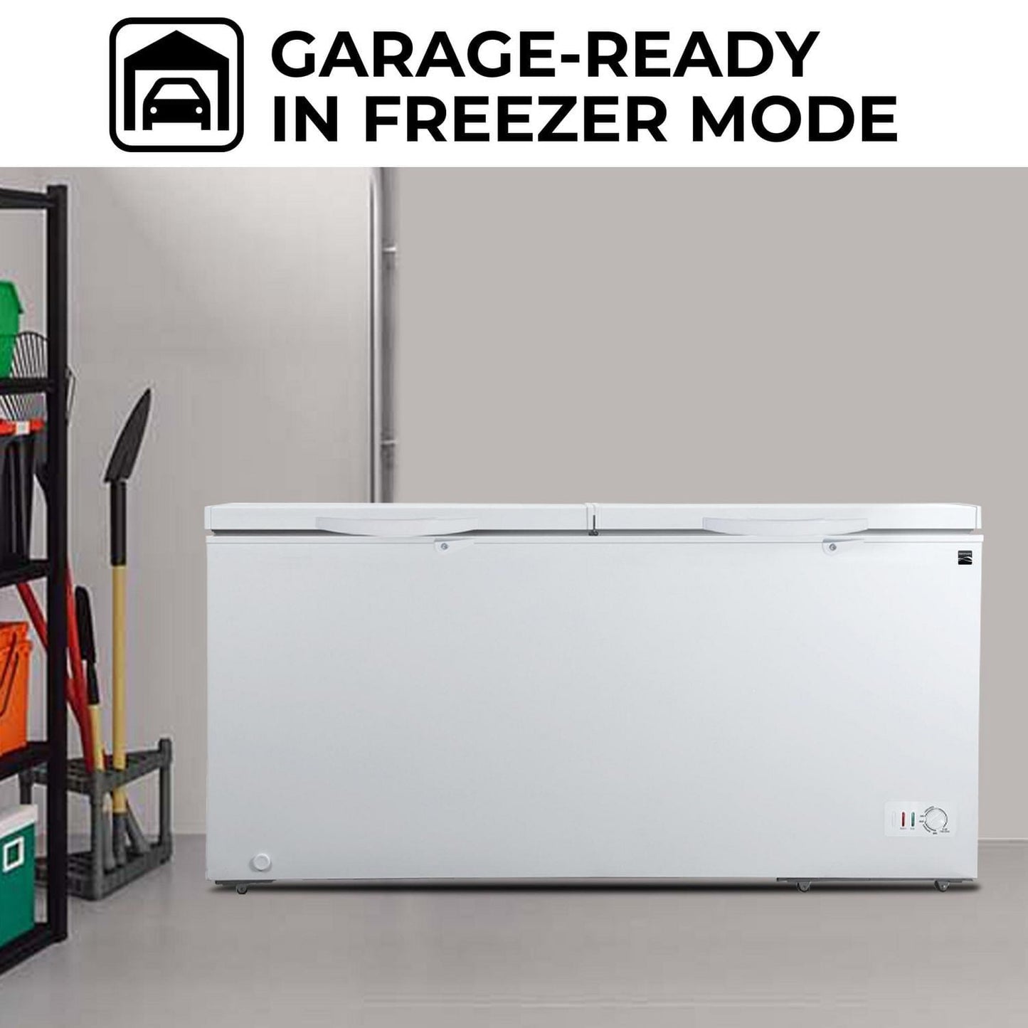 Kenmore 25 Cu. Ft Convertible Chest Freezer/Refrigerator, White - KKCF25E-W