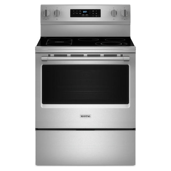 Maytag 30 Inch Electric Glass Top Range with Air Fry - YMFES6030RZ