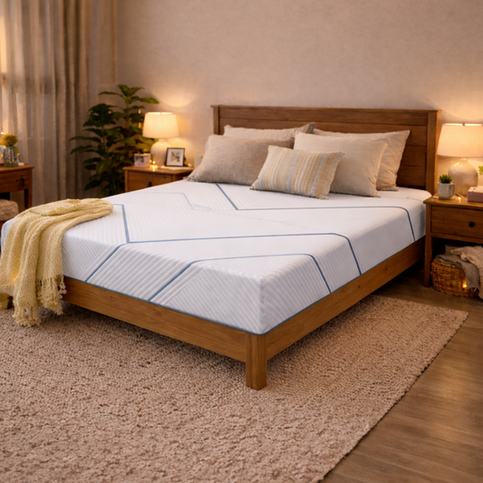 NAMU Bed-In-Box Mattress: King 10” Deluxe – Enhanced Support, Sustainable Build - K-655M