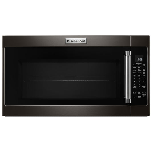 KitchenAid Over-the-Range Microwave Hood Combo, Black Stainless - YKMHS120EBS