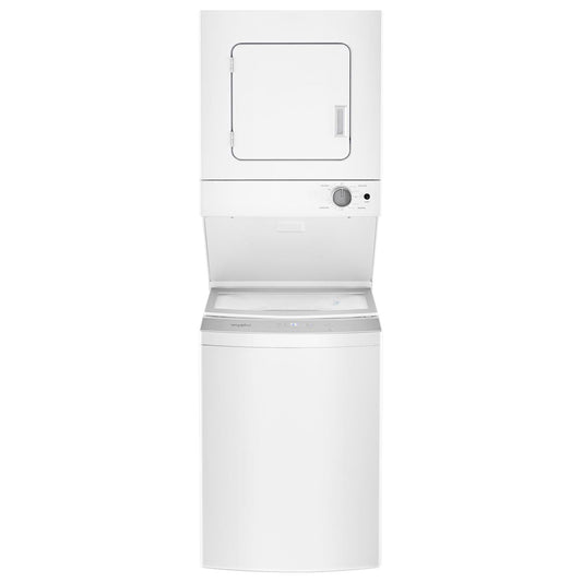 Whirlpool Stacked Washer and Dryer, 3.4 Cu. Ft. Electric Dryer - YWET4024HW