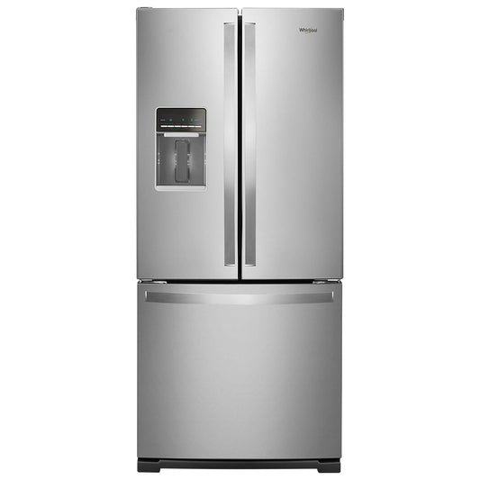 Whirlpool 30 Inch French Door Refrigerator with 19.7 Cu. Ft. Capacity, Fingerprint Resistant Stainless - WRF560SEHZ
