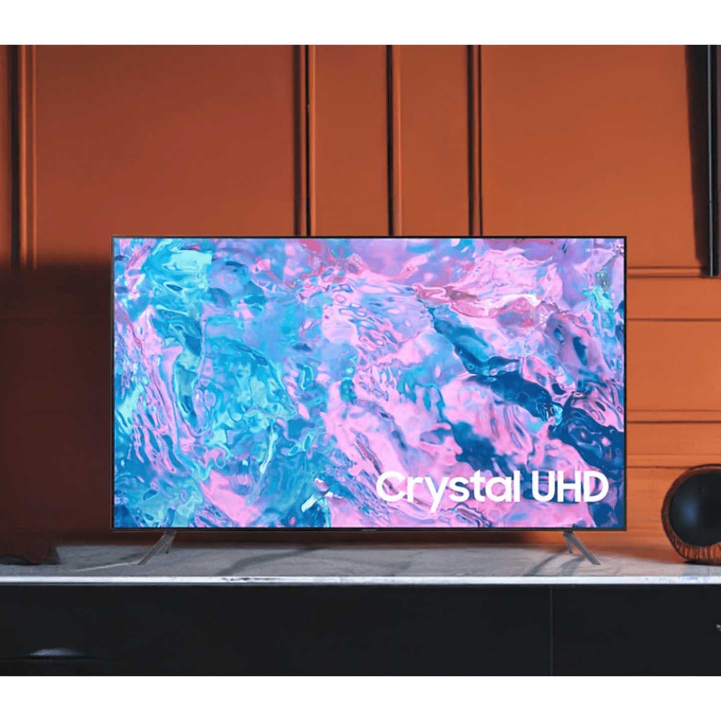 Samsung Crystal UHD SMART 4K TV, 43-inch CU7000 Series - UN43CU7000FXZC