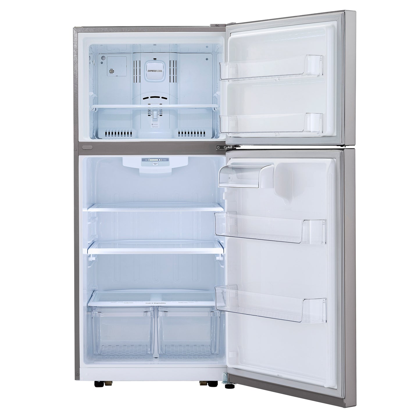 LG 30 in. 20 cu. ft. Stainless-steel Top-mount Refrigerator with Multi-air Flow Cooling - LTCS20020S