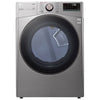 LG 7.4 Cu. Ft. Electric Steam Dryer, Graphite Steel - DLEX3850V