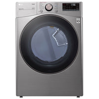 LG 7.4 Cu. Ft. Electric Steam Dryer, Graphite Steel - DLEX3850V