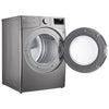 LG 7.4 Cu. Ft. Electric Steam Dryer, Graphite Steel - DLEX3850V