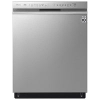LG 24 in. Front Control Dishwasher with QuadWash, PrintProof Stainless Steel - LDFN4542S