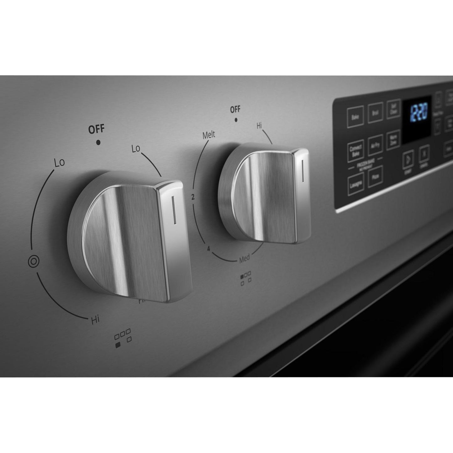 WHIRLPOOL 30" FREESTANDING ELECTRIC AIR FRY RANGE IN FINGERPRINT RESISTANT STAINLESS STEEL - YWFE550S0LZ