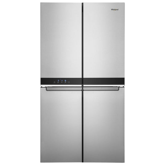 Whirlpool 36 Inch Counter-Depth 4-Door Refrigerator, Stainless Steel - WRQA59CNKZ