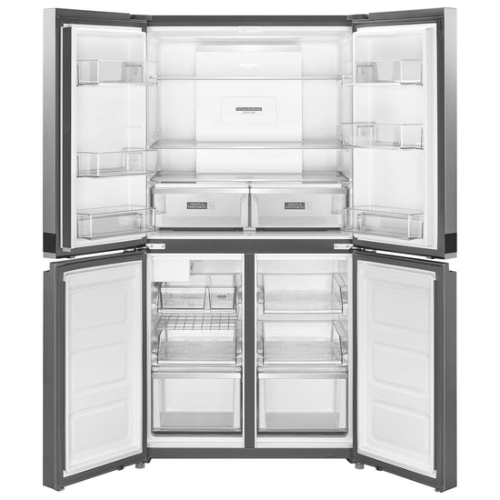 Whirlpool 36 Inch Counter-Depth 4-Door Refrigerator, Stainless Steel - WRQA59CNKZ