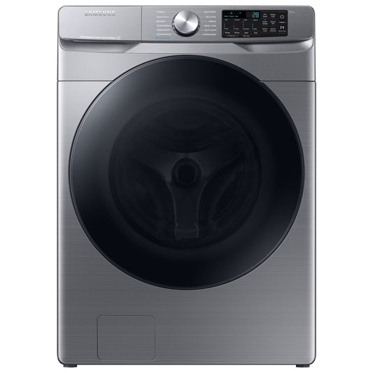 Samsung 5.2 Cu. Ft. Front Load Steam Washer, Platinum - WF45B6300AP/US