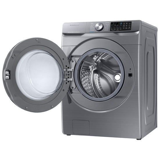 Samsung 5.2 Cu. Ft. Front Load Steam Washer, Platinum - WF45B6300AP/US