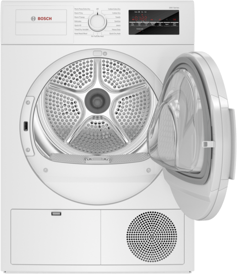 BOSCH 24 INCH VENTLESS ELECTRIC DRYER WITH 4 CU. FT. CAPACITY - WTG86403UC