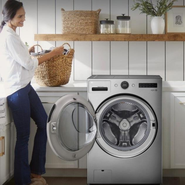 LG  27 Inch Smart Front Load Washer - WM6998HBA