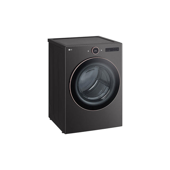 LG 7.4 cu. ft. Vented Stackable SMART Electric Dryer, Black Steel - DLEX6500B
