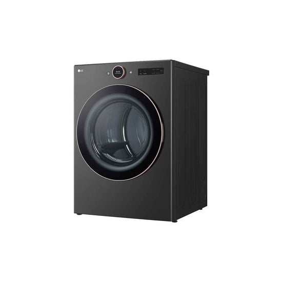 LG 7.4 cu. ft. Vented Stackable SMART Electric Dryer, Black Steel - DLEX6500B