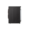 LG 7.4 cu. ft. Vented Stackable SMART Electric Dryer, Black Steel - DLEX6500B