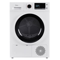 Midea 4.4 cu. ft. Ventless Heat Pump Dryer with Stacking Kit, White - MLE27N4AWWC
