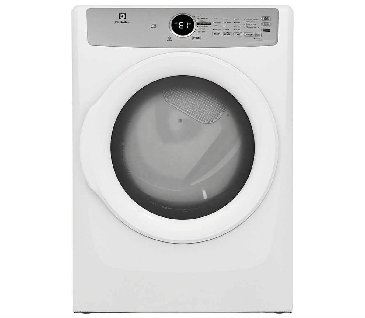 Electrolux 8.0 Cu Ft. White Electric Front Load Dryer - ELFE733CAW