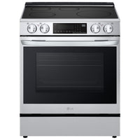 LG 30 Inch Slide-In Smart Induction Range, Smudge Resistant Stainless Steel - LSIL6334F