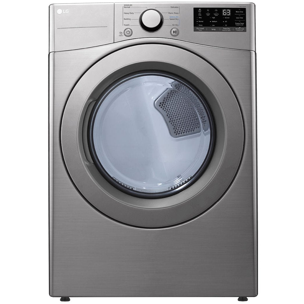 LG 7.4 CU. FT. GRAPHITE STEEL ULTRA LARGE CAPACITY ELECTRIC DRYER WITH SMARTDIAGNOSIS - DLE3400V