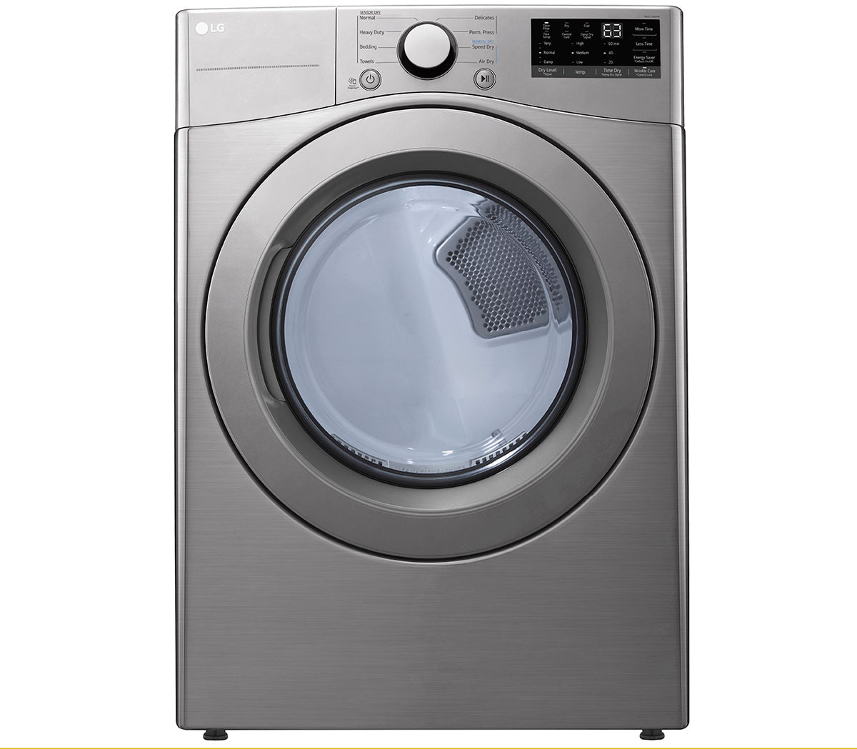 LG 7.4 CU. FT. GRAPHITE STEEL ULTRA LARGE CAPACITY ELECTRIC DRYER WITH SMARTDIAGNOSIS - DLE3400V