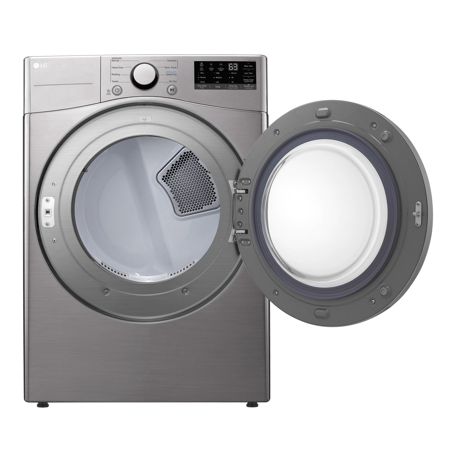 LG 7.4 CU. FT. GRAPHITE STEEL ULTRA LARGE CAPACITY ELECTRIC DRYER WITH SMARTDIAGNOSIS - DLE3400V