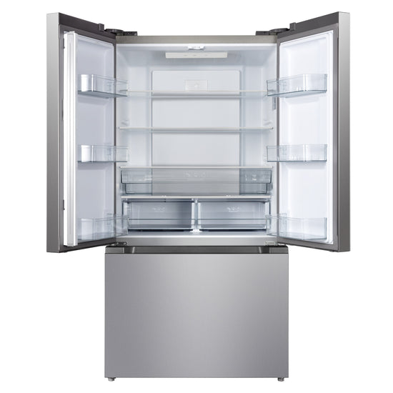 Hamilton Beach 36 in 20.3 Cu Ft. Stainless Steel Finish Counter Depth French Door Refrigerator - HBF2067