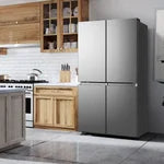 Hisense 36 Inch Counter-Depth 4-Door Refrigerator, 21.5 cu. ft. - RQ22A4CSD