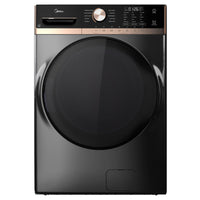 Midea 5.2 cu. ft. Front Load Washer with Steam Care, Metallic Grey - MLHW52S6BGG